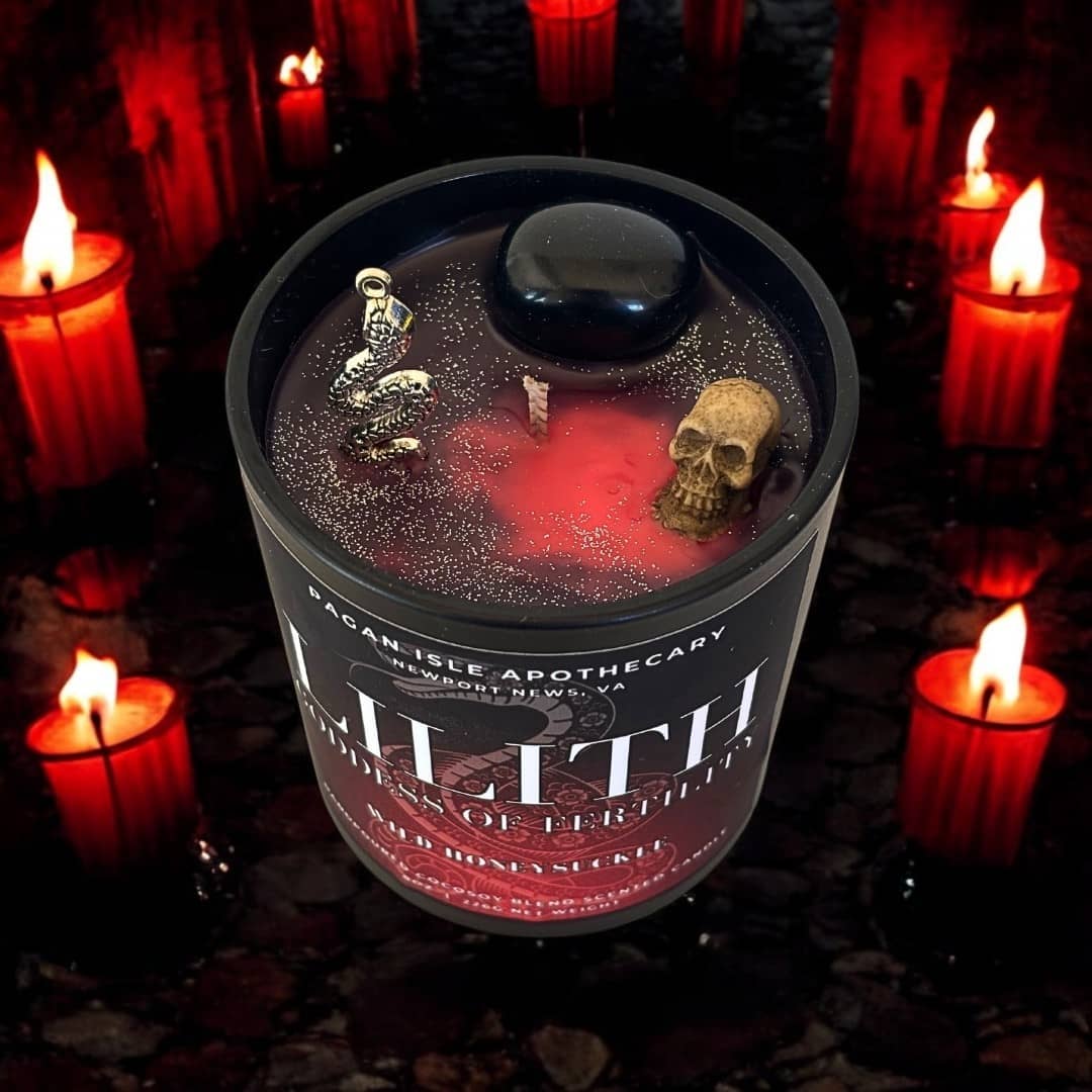 Lilith Crystal Candle