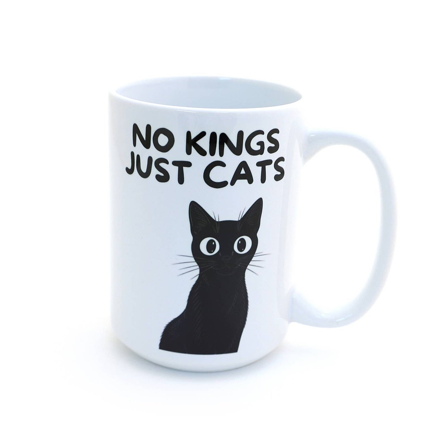 No Kings Just Cats mug 15 oz.