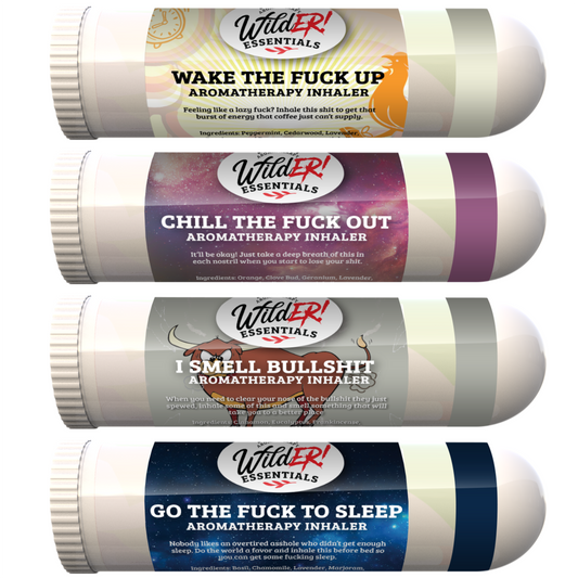WildER Essentials Aromatherapy Inhalers 4 Pack Assortment