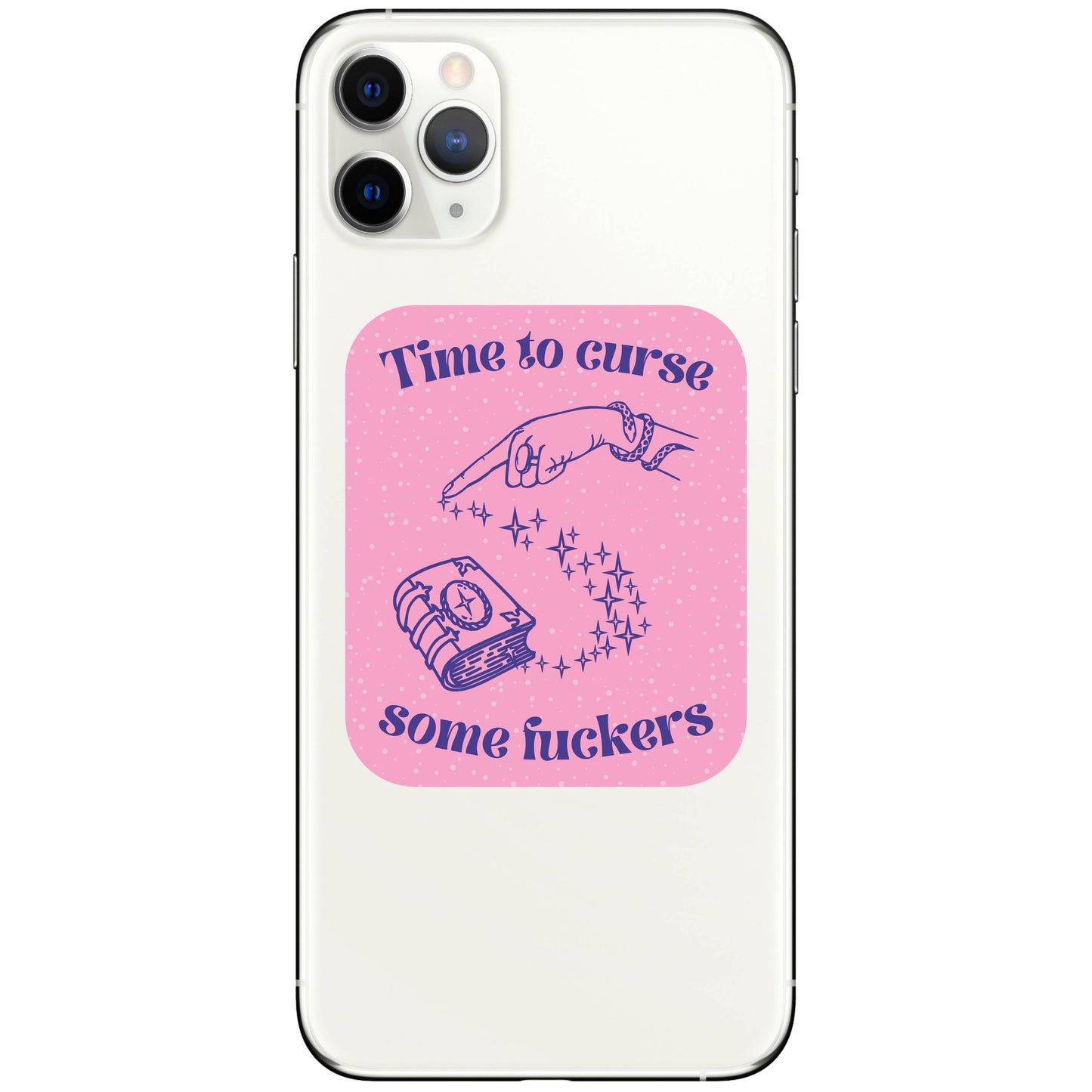 Curse Some Fuckers Funny Magic High Quality Vinyl Sticker