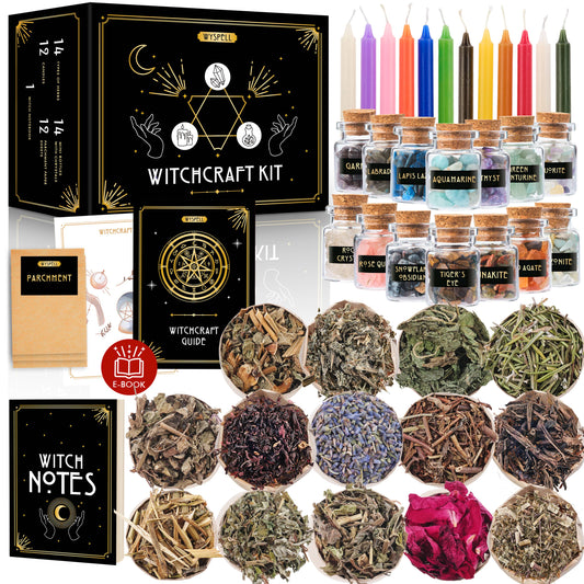 Wyspell Supplies Witchcraft Kit 54 PCS