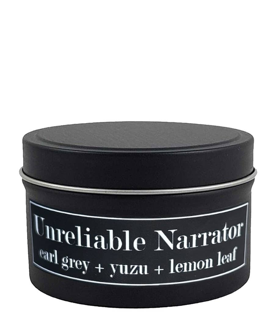 Unreliable Narrator 4oz Candle Earl Grey + Yuzu + Lemon