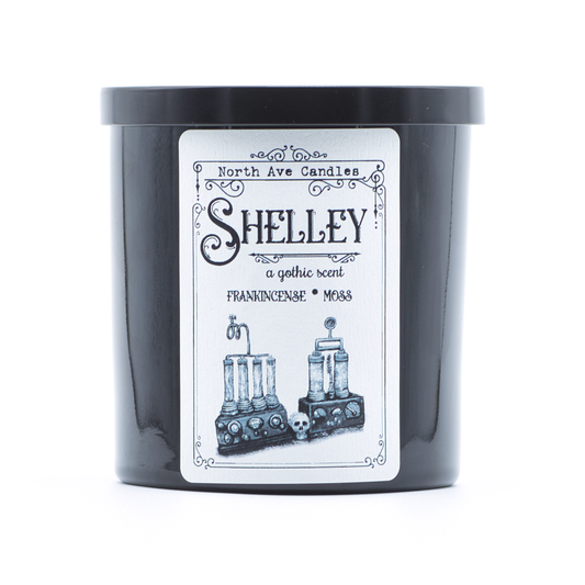 Mary Shelley / Gothic Candle / Bookish Gift / Curiosity Shop
