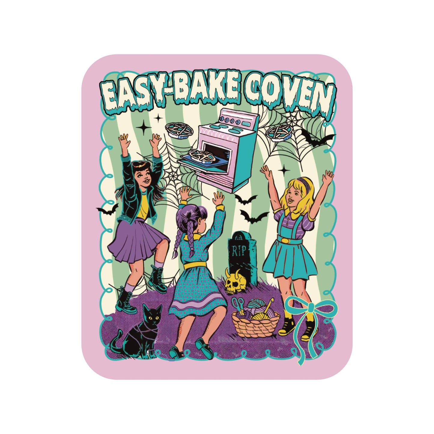 Coven Bake Feminism Humor High Quality Vinyl Sticker