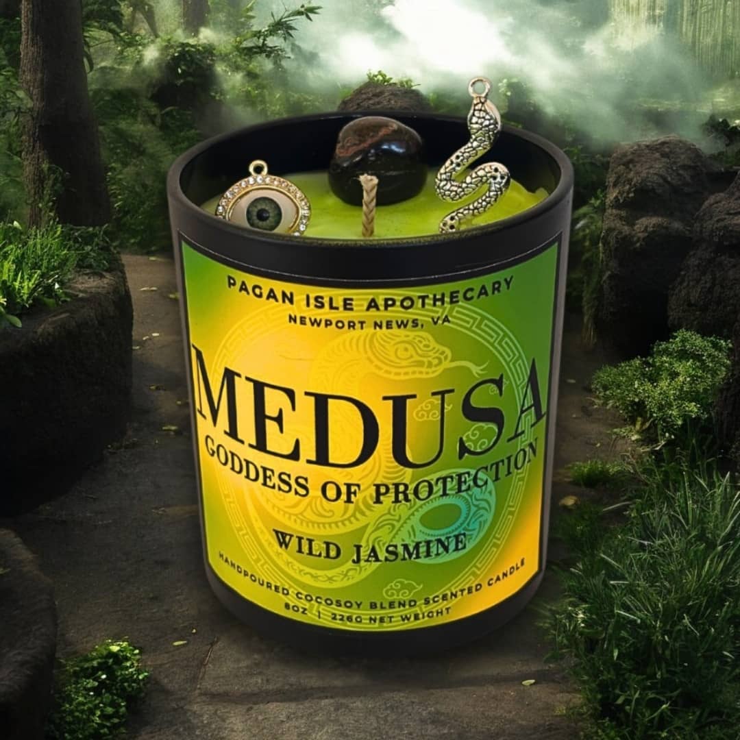 Medusa Crystal Candle