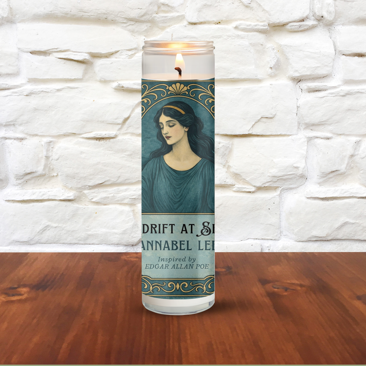 Edgar Allan Poe Annabel Lee Literary Handmade Scented Candle