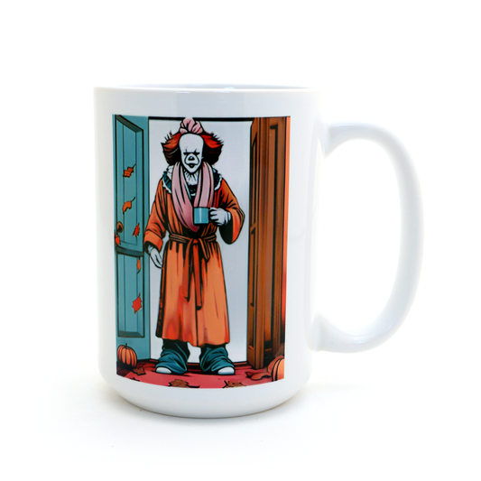 It - Mornings are Murder Mug, Halloween movie Mug