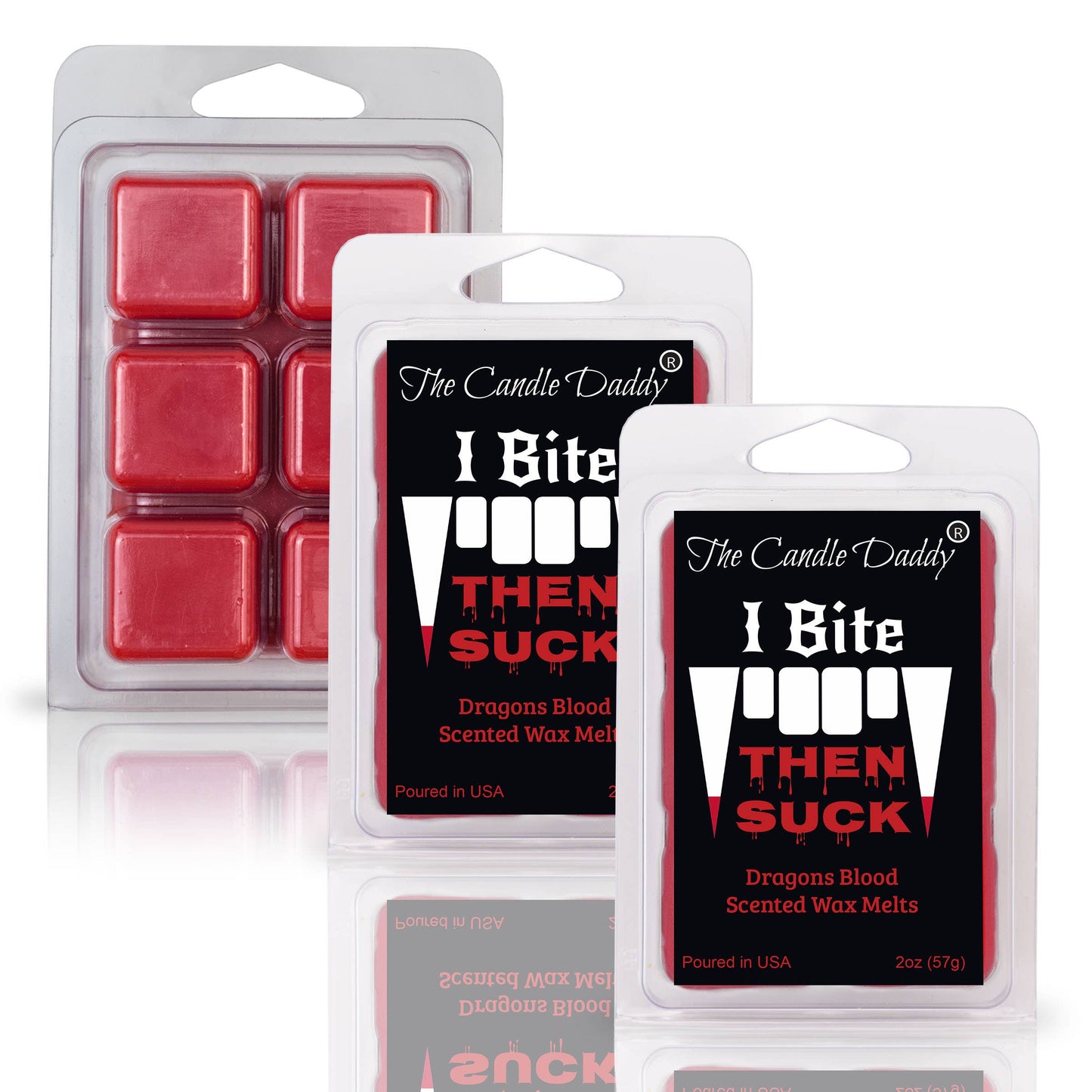 FUNNY FALL HALLOWEEN-I BITE,THEN SUCK-DRAGONS BLOOD WAX MELT