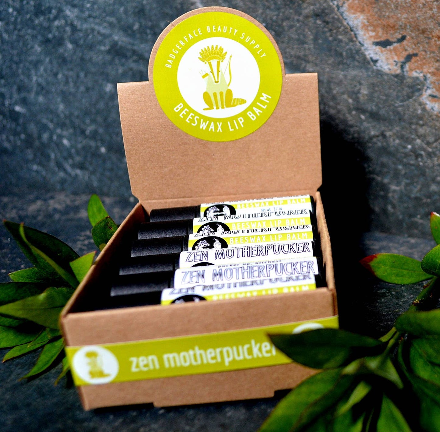 Lip Balm Display. Eco Lip Balm. Impulse Buys - 12 pack.