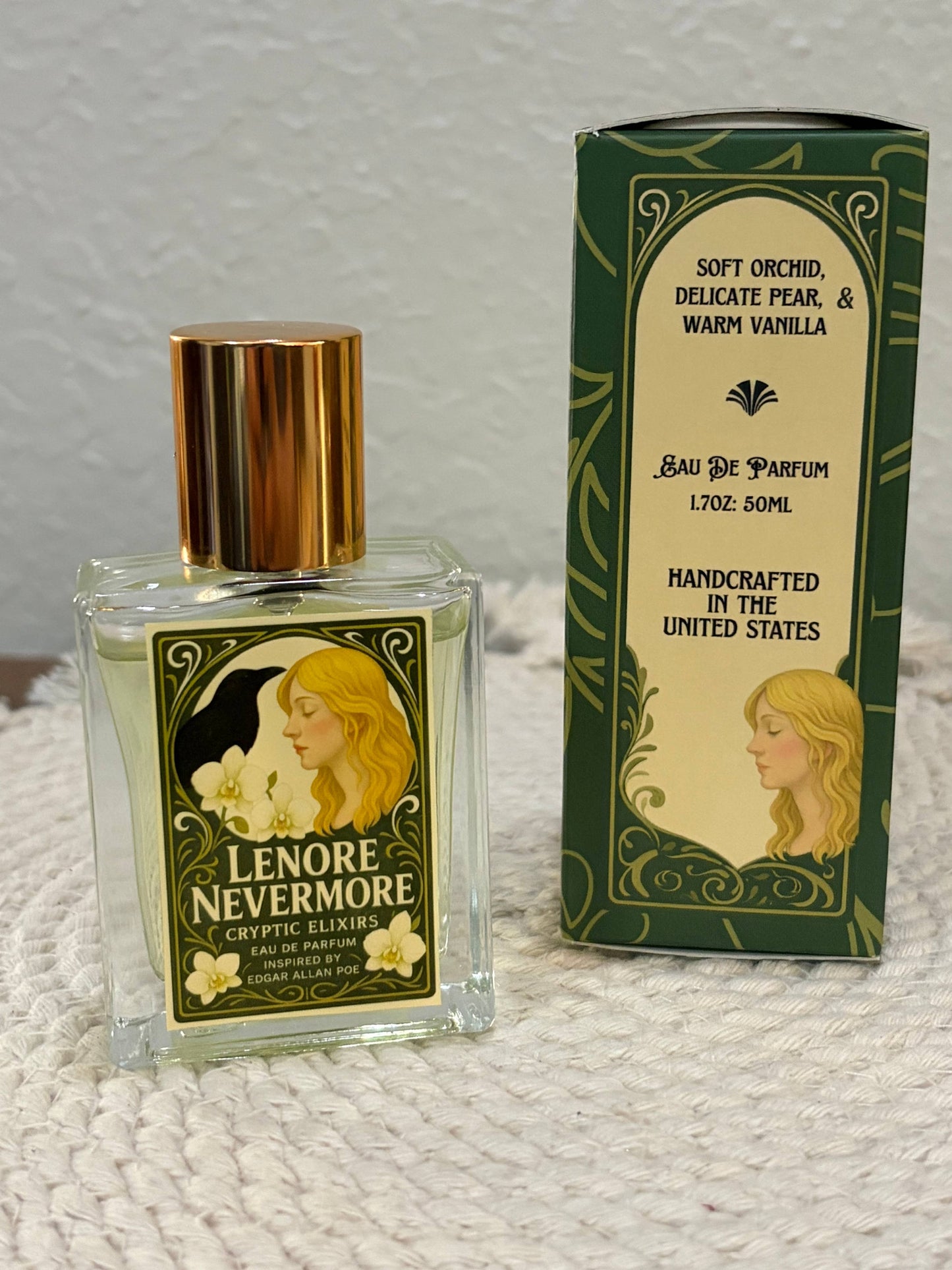 All 3 Women of Edgar Allan Poe Literary Perfume Collection 