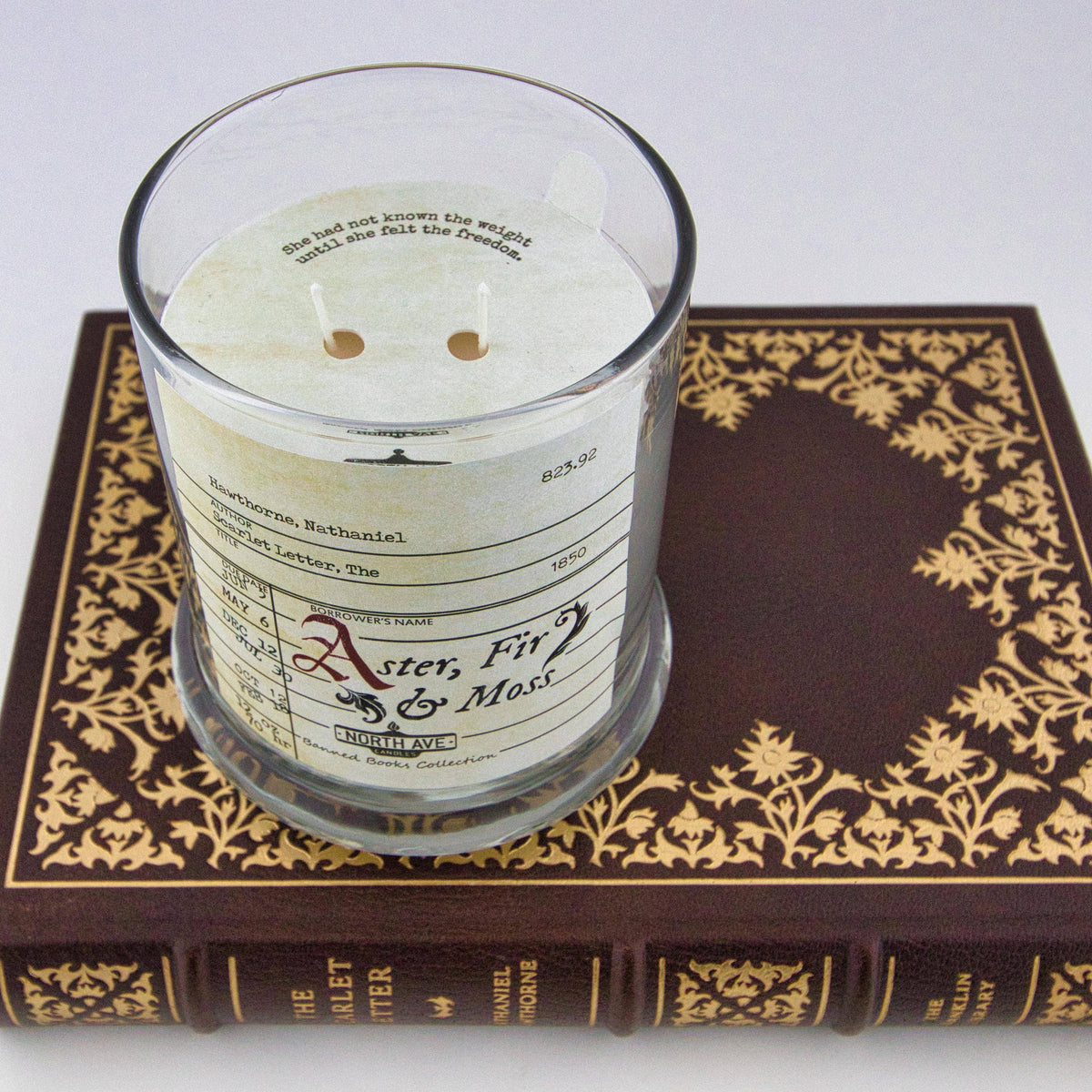 Banned Book Candle, The Scarlet Letter / Bookstore Gift