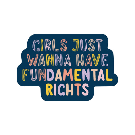 Women Rights Politics Justice High Quality Vinyl Sticker