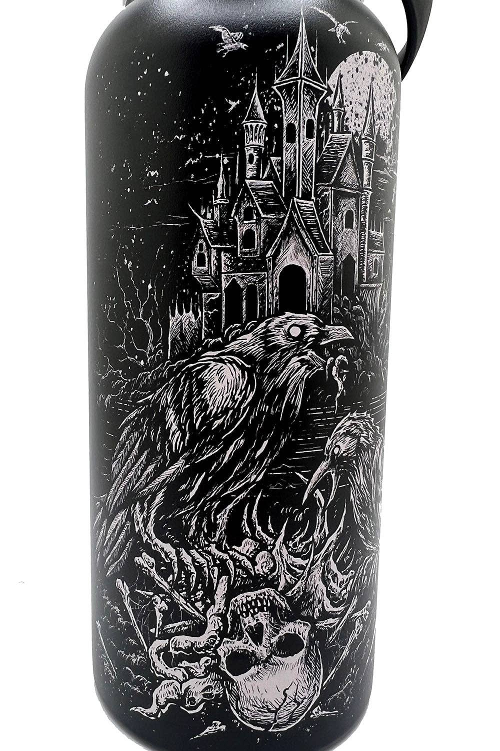 Murder of Crows 32 Oz Water Bottle