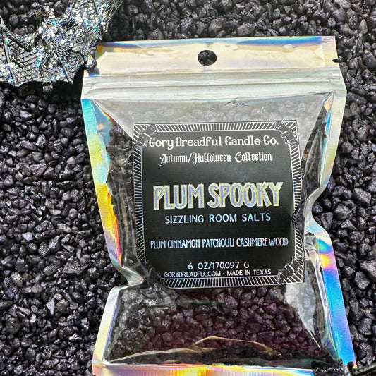 Plum Spooky Sizzling Room Salt Crystal Potpourri