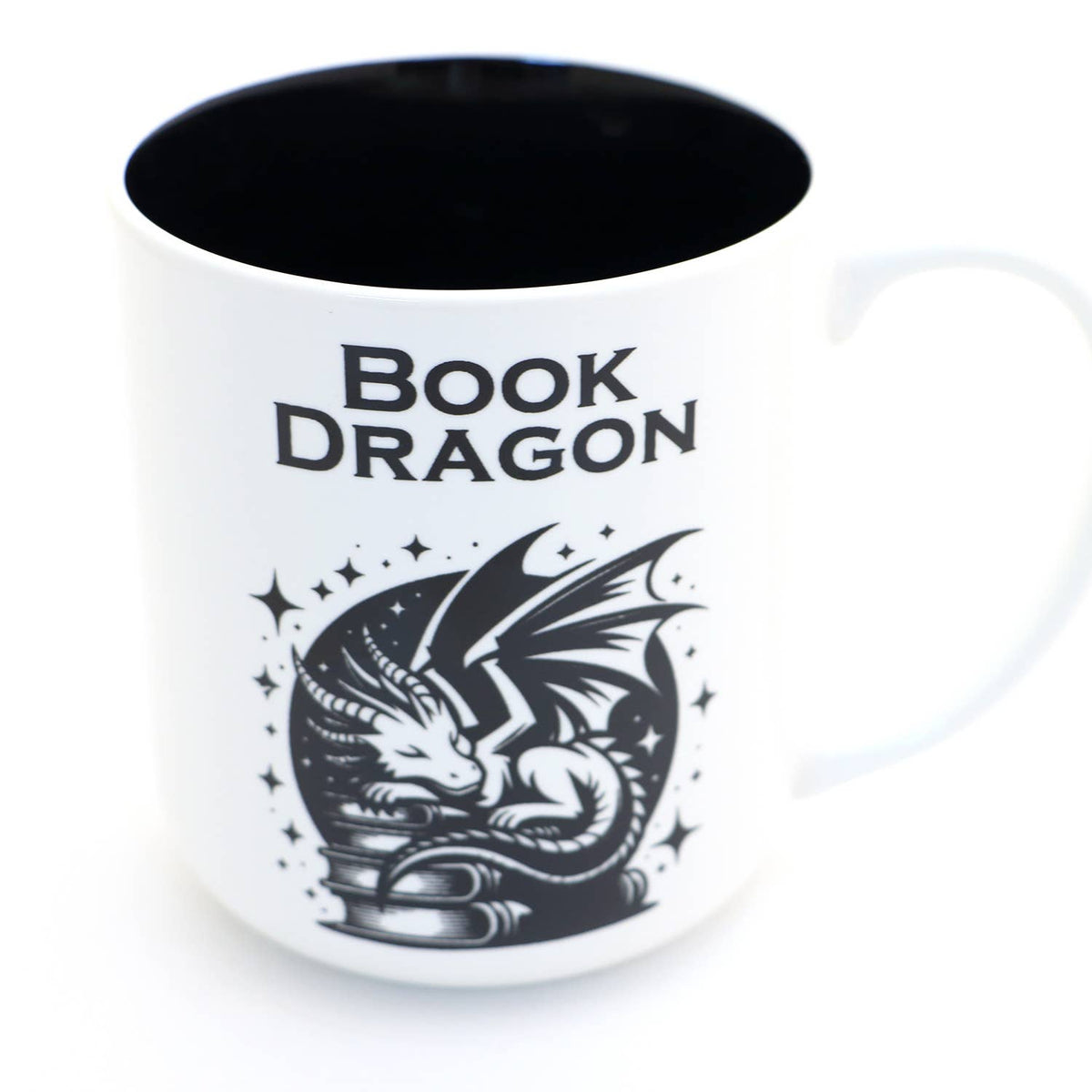Book Dragon mug, It's not Hoarding if it's Books