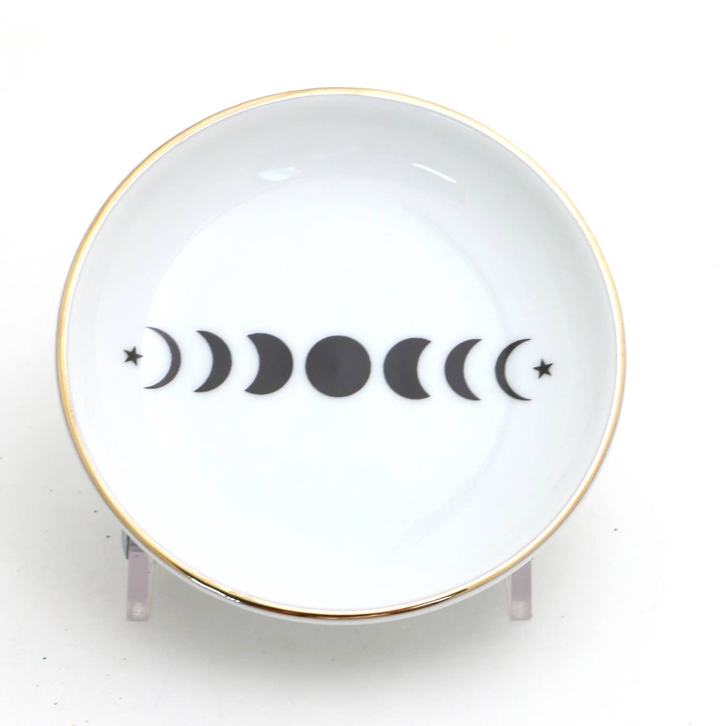 Phases of the Moon ring dish