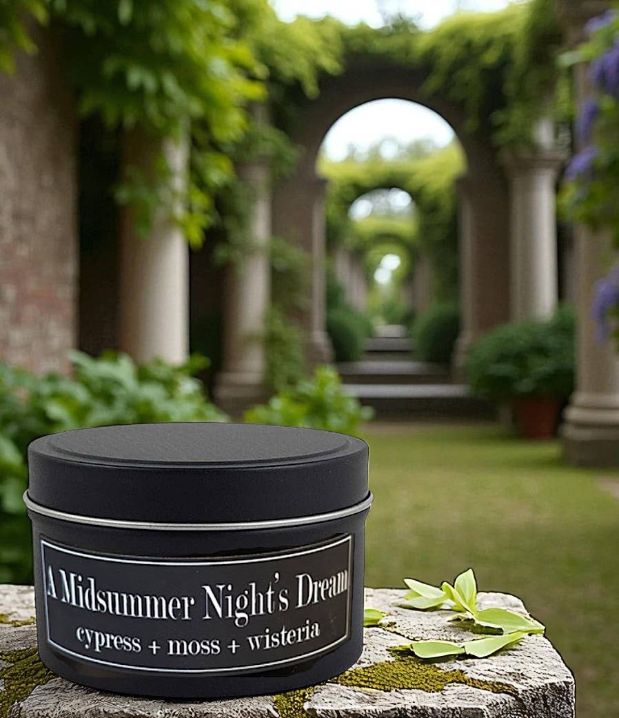A Midsummer Night's Dream 4oz Candle Cypress + Wisteria