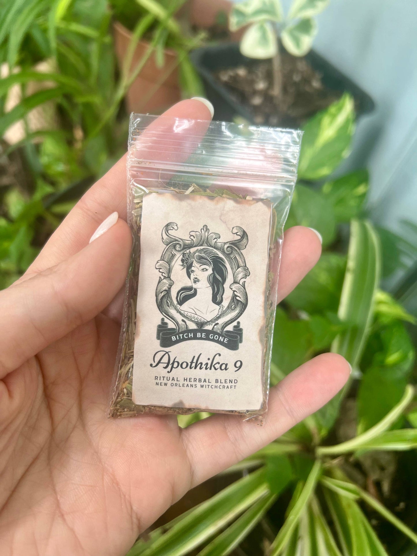 Banishing Spell Kit – Witchcraft Ritual with Candle, Herbs, 