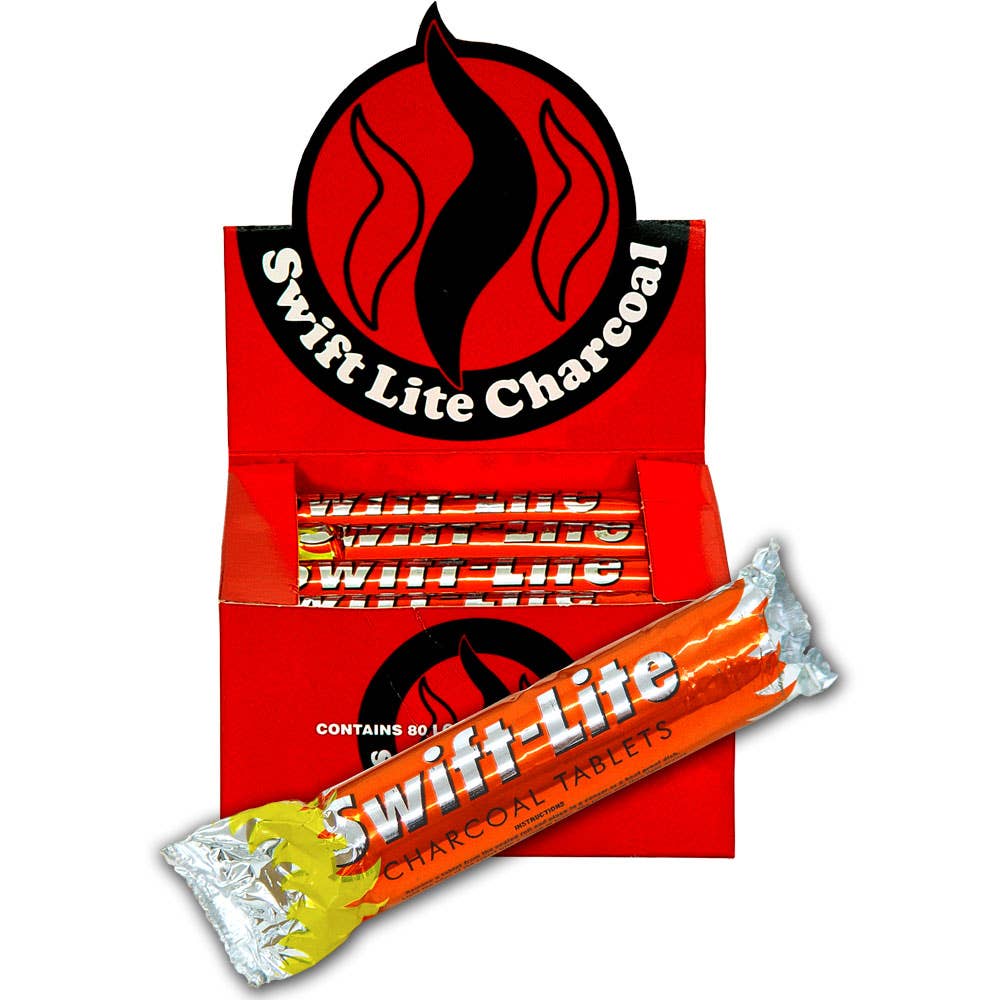 Charcoal Briquettes 33mm Swift Lite (Box of 10)