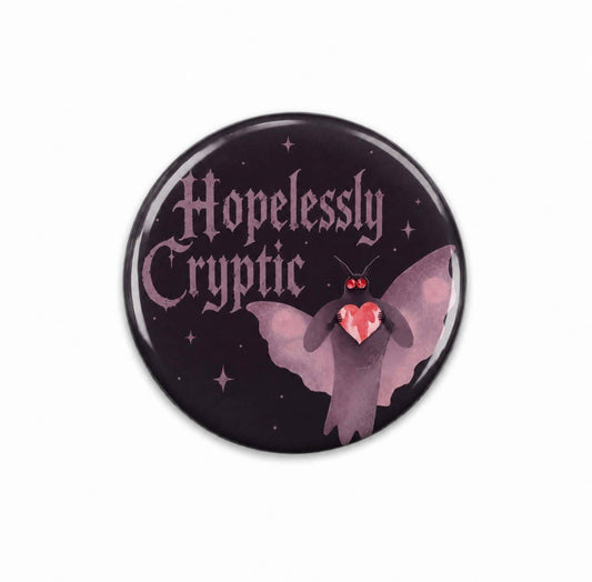 Mothman Hopelessly Cryptic Button