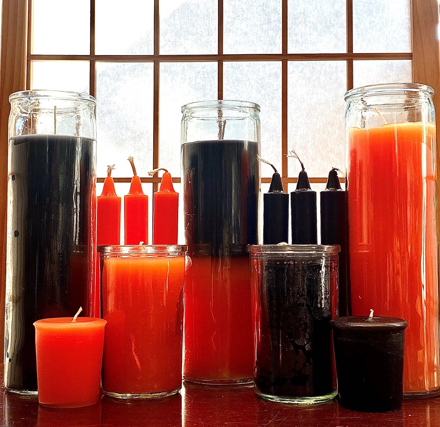 Black Votive Candle - protection, remove negativity