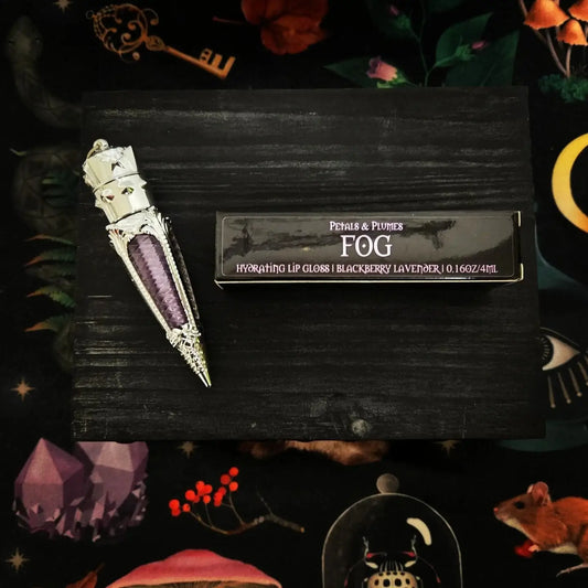 Fog Lip Gloss | blackberry lavender | dusty purple |