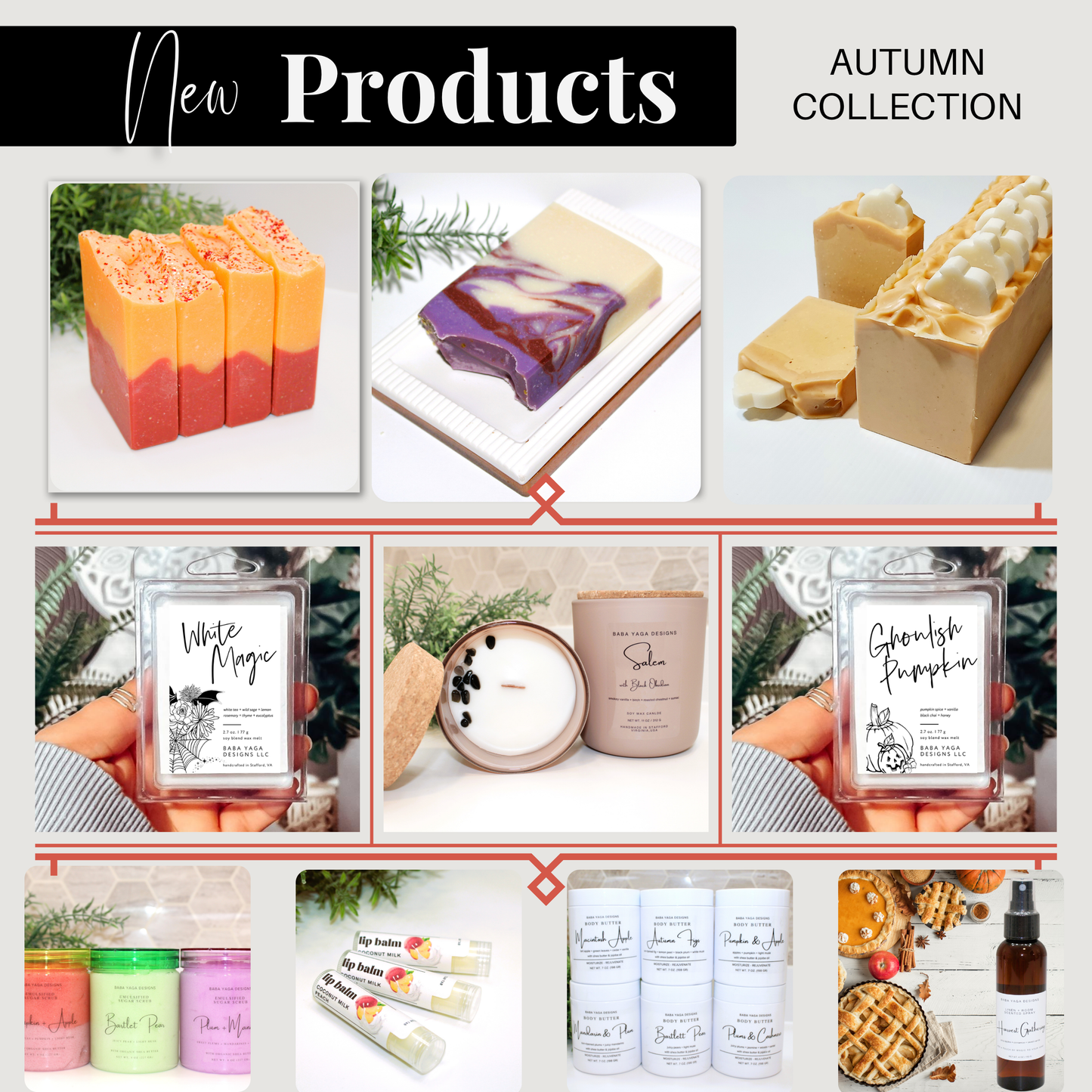 Witches Whispers Soy Wax Melts Witchy Spiritual Autumn Fall