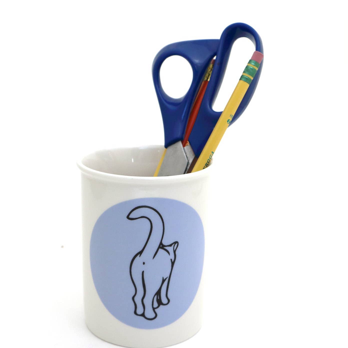Pen and pencil holder, cat butt, brush cup or small vase