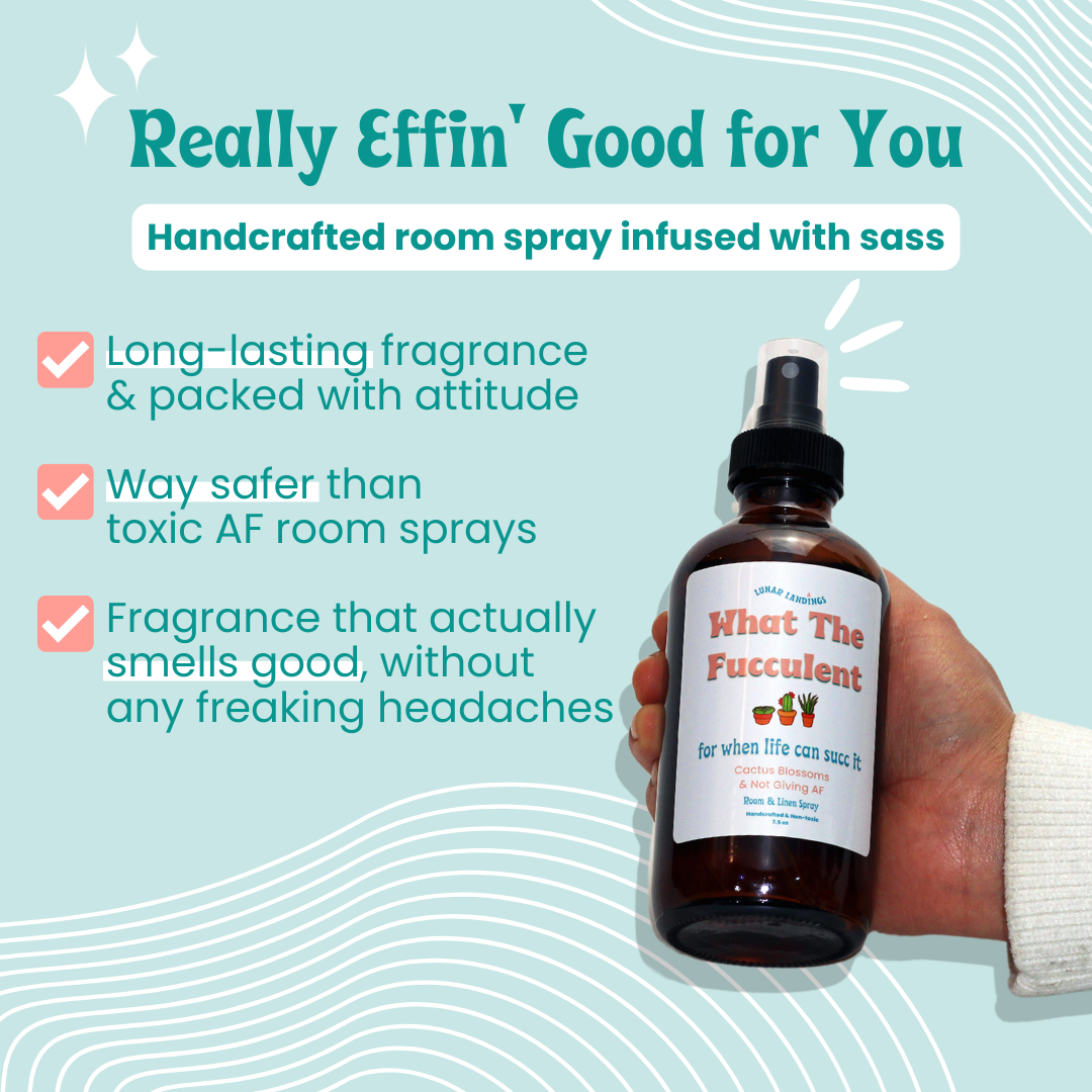 What the Fucculent,  Baja Cactus Blossom Room & Linen Spray