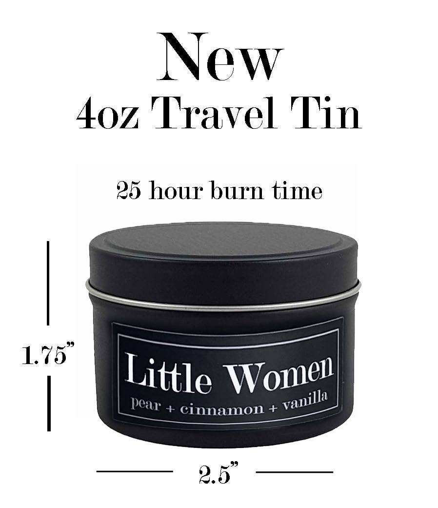 Little Women 4oz Candle - Anjou Pear + Cinnamon + Vanilla