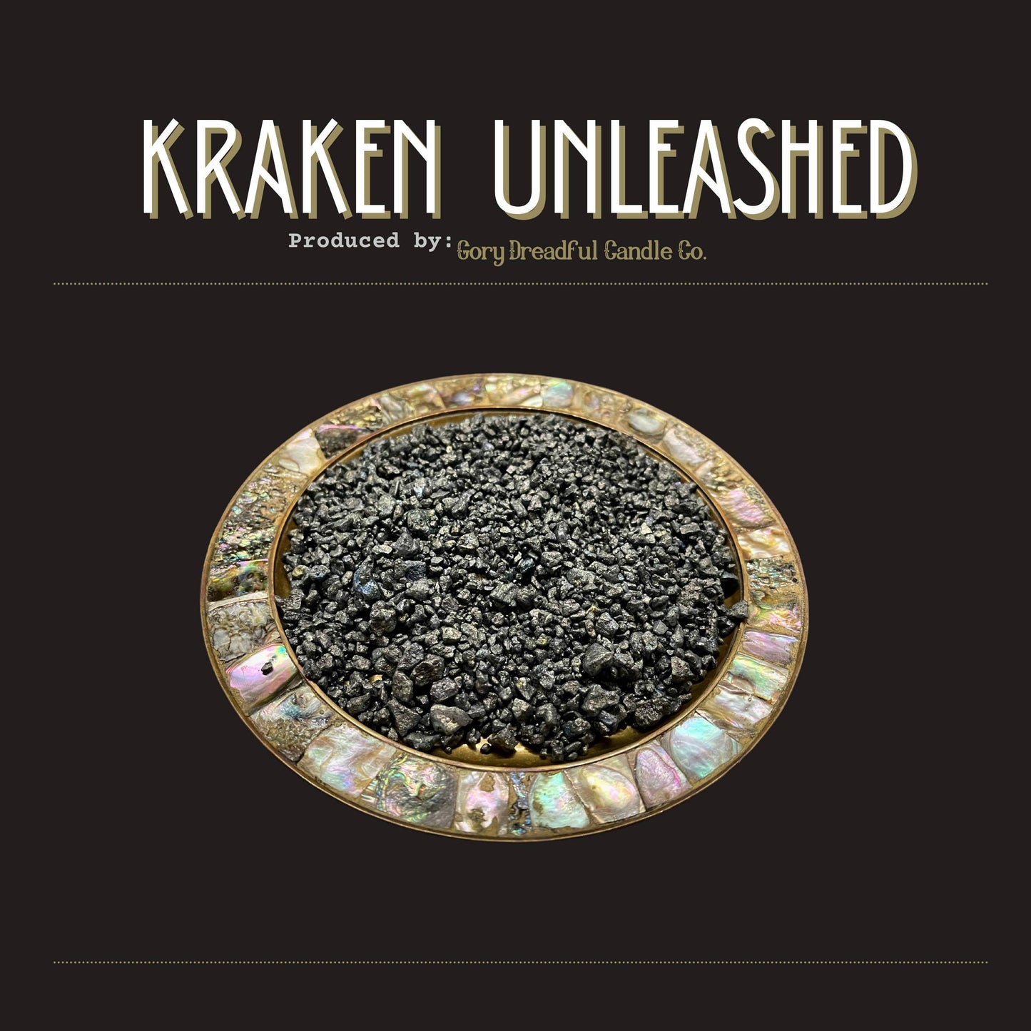 Kraken Unleashed Amber Citrus Musk Salt Crystal Potpourri