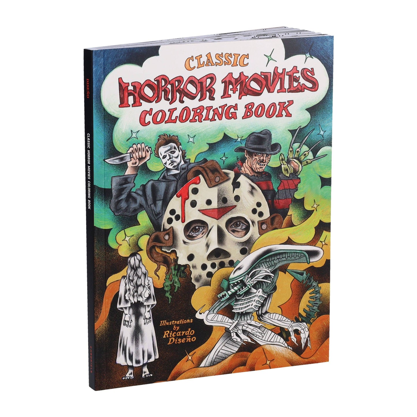 Classic Horror Movies Coloring Book