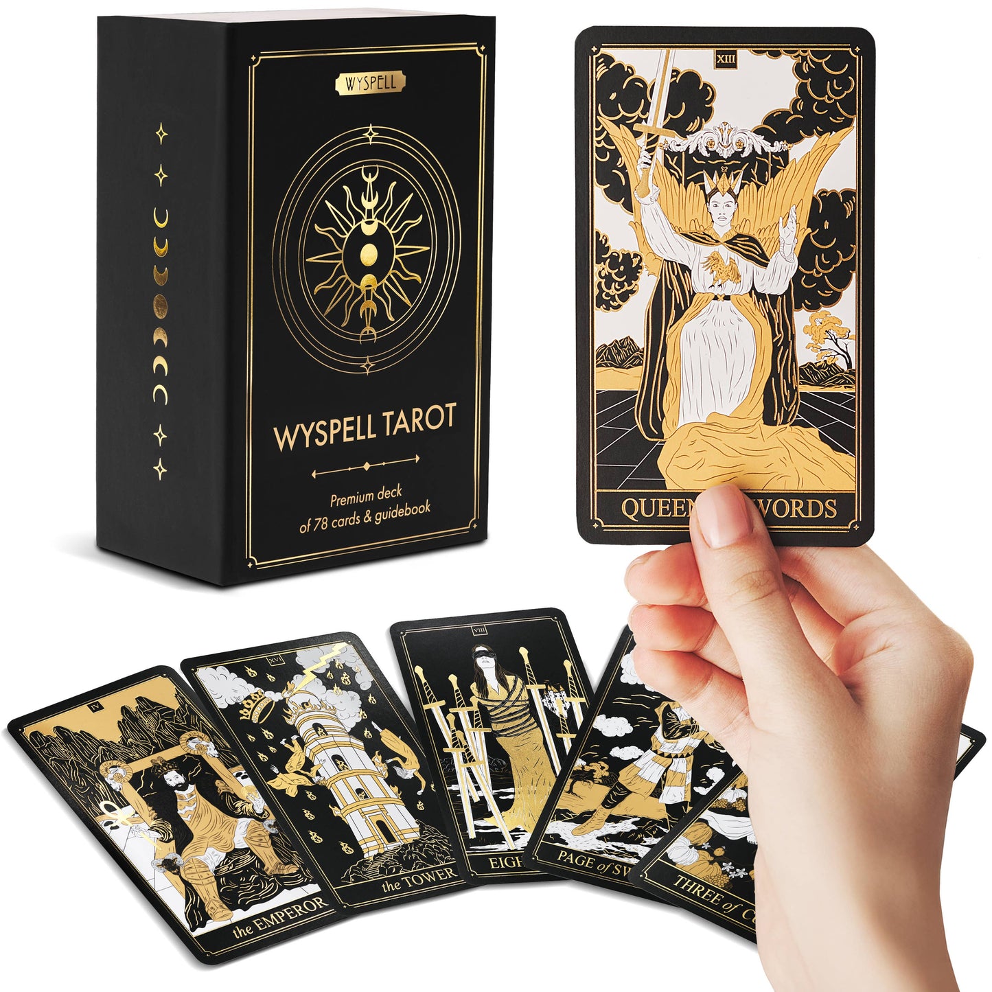 Wyspell Classic Tarot Cards - Gold Edition