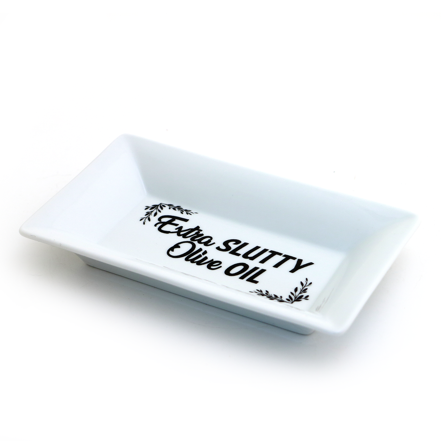 Extra Slutty Flared Rim Olive Oil dipping dish, olive dish