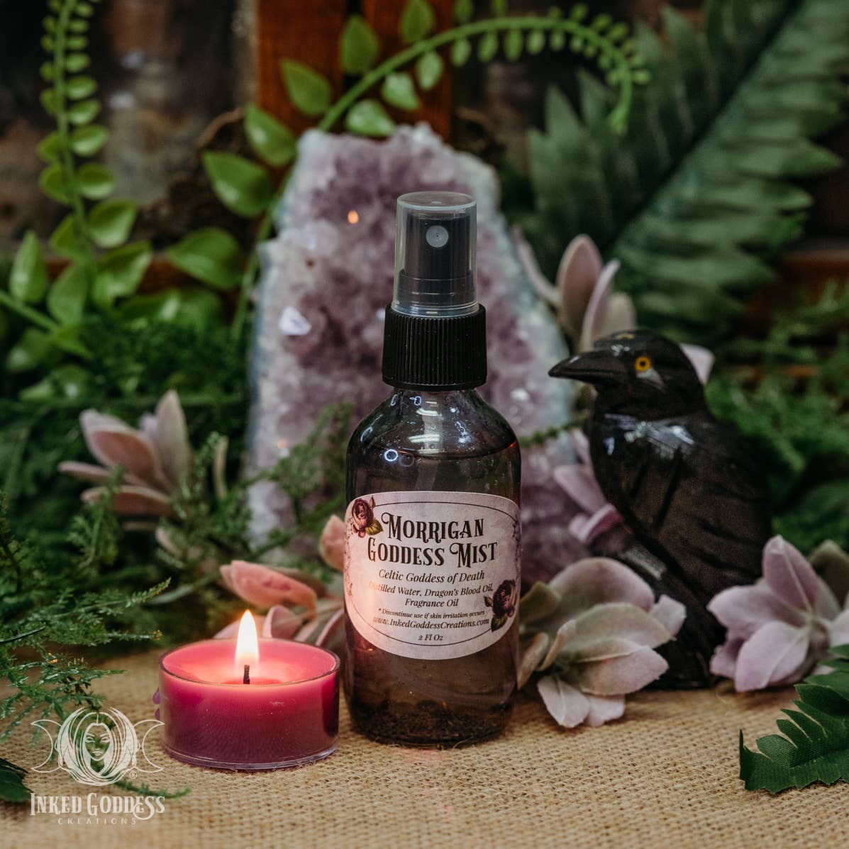 Morrigan Goddess Mist for Warrior Vibes