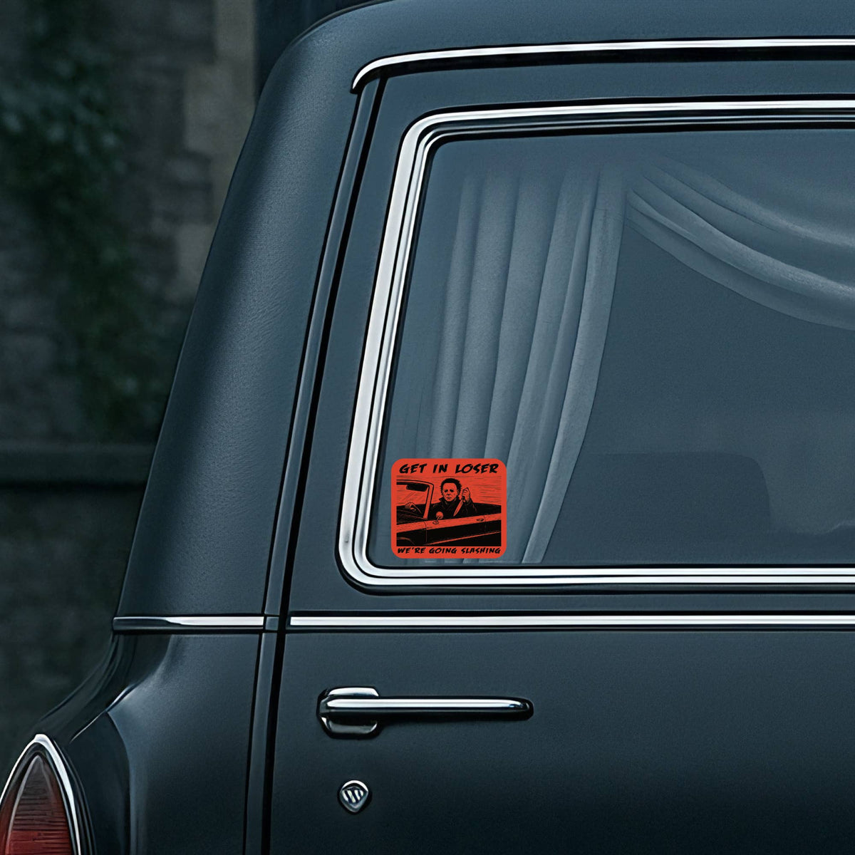 Halloween Retro Horror Movie High Quality Vinyl Sticker