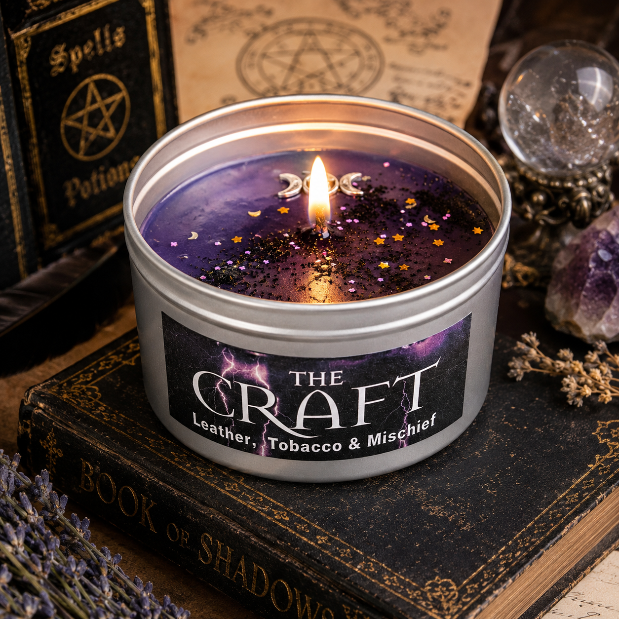 The Craft Candle | Leather, Fire & Patchouli