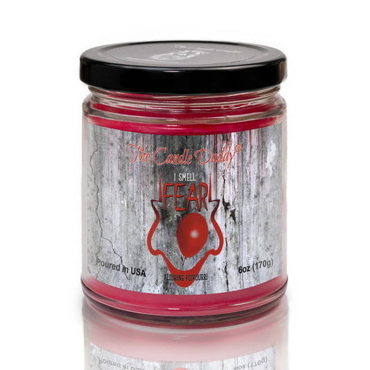 FUNNY FALL HALLOWEEN - I SMELL FEAR - POTPOURRI  6OZ CANDLE