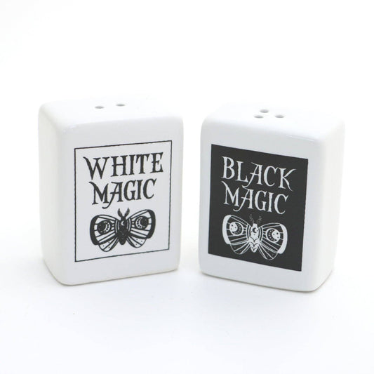 Black Magic White Magic salt and pepper shakers, Celestial