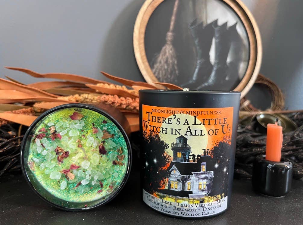 Practical Magic Soy Wax Crystal Candle, Hand-Poured