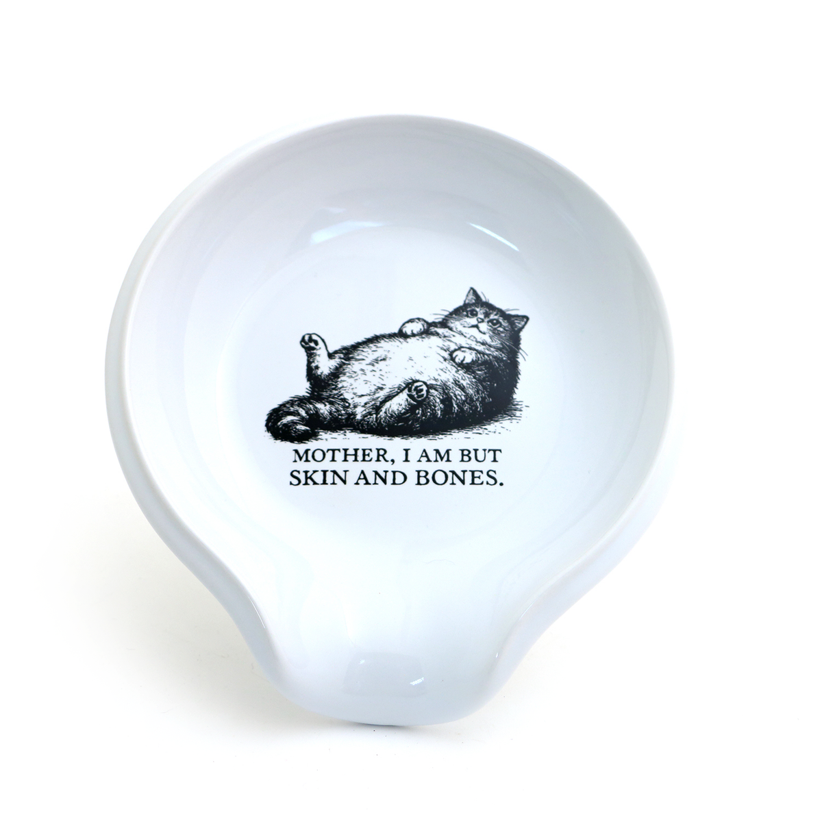 Fat Cat Spoon rest, Skin and Bones