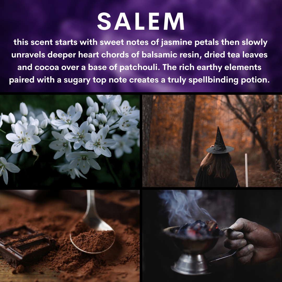 Salem - Witchy Perfume Oil - Jasmine & Incense