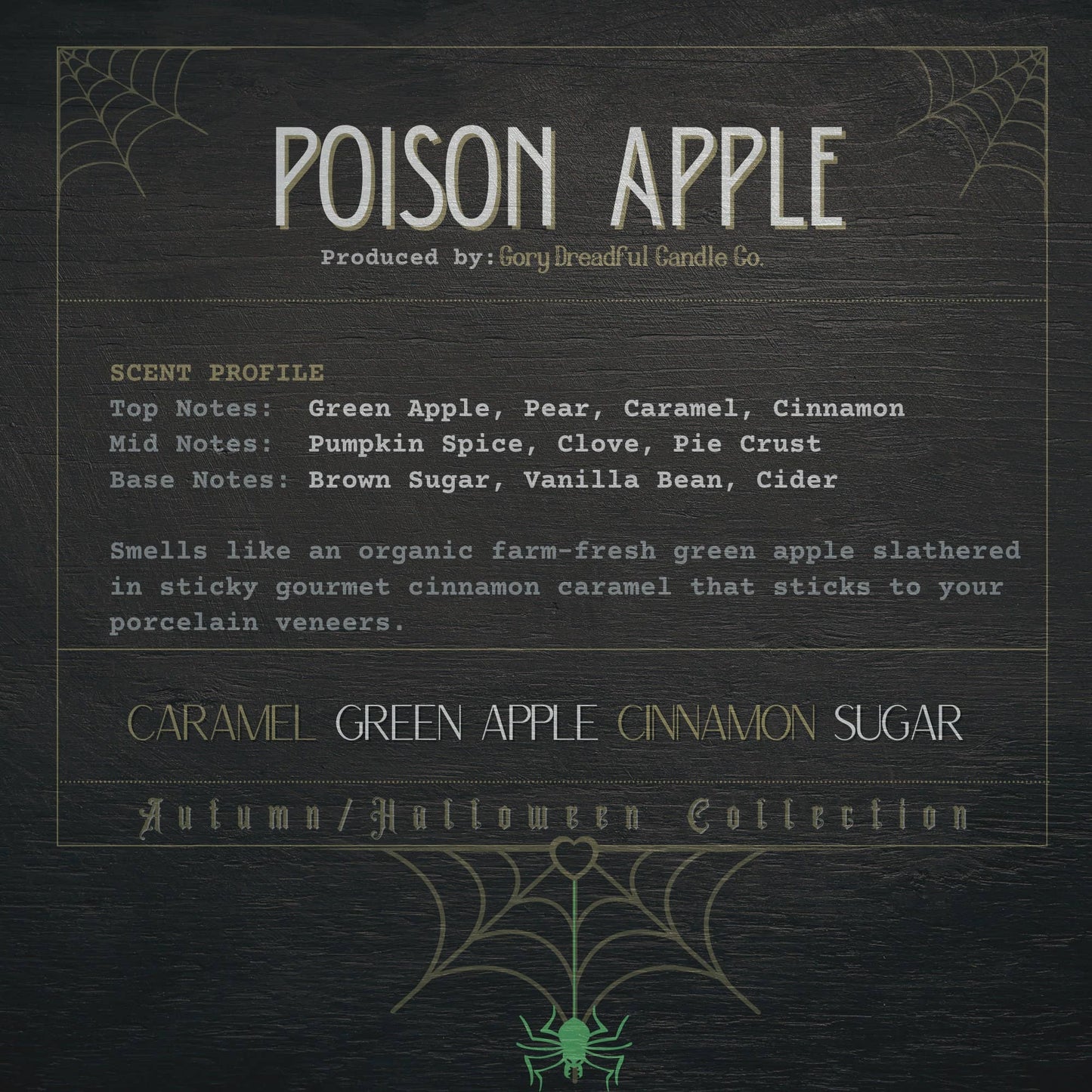 Poison Apple Sizzling Room Salt Crystal Potpourri