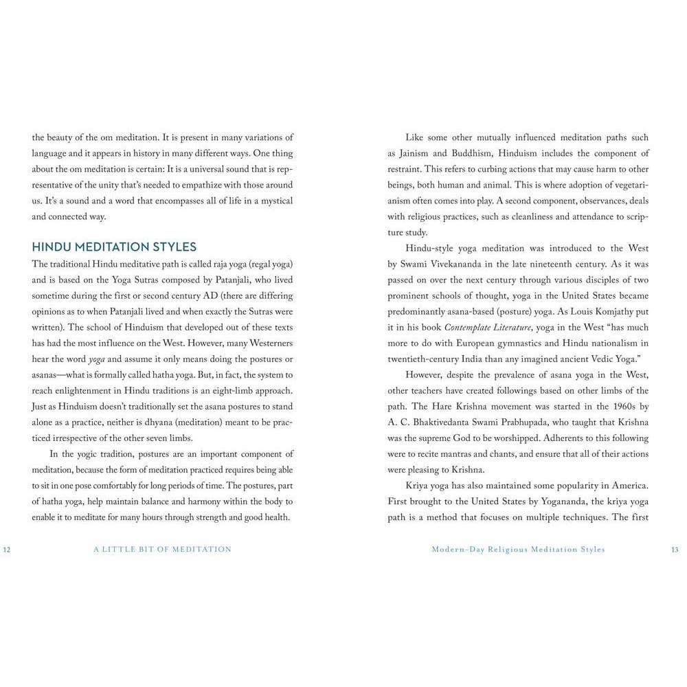 A Little Bit of Meditation by Amy Leigh Mercree