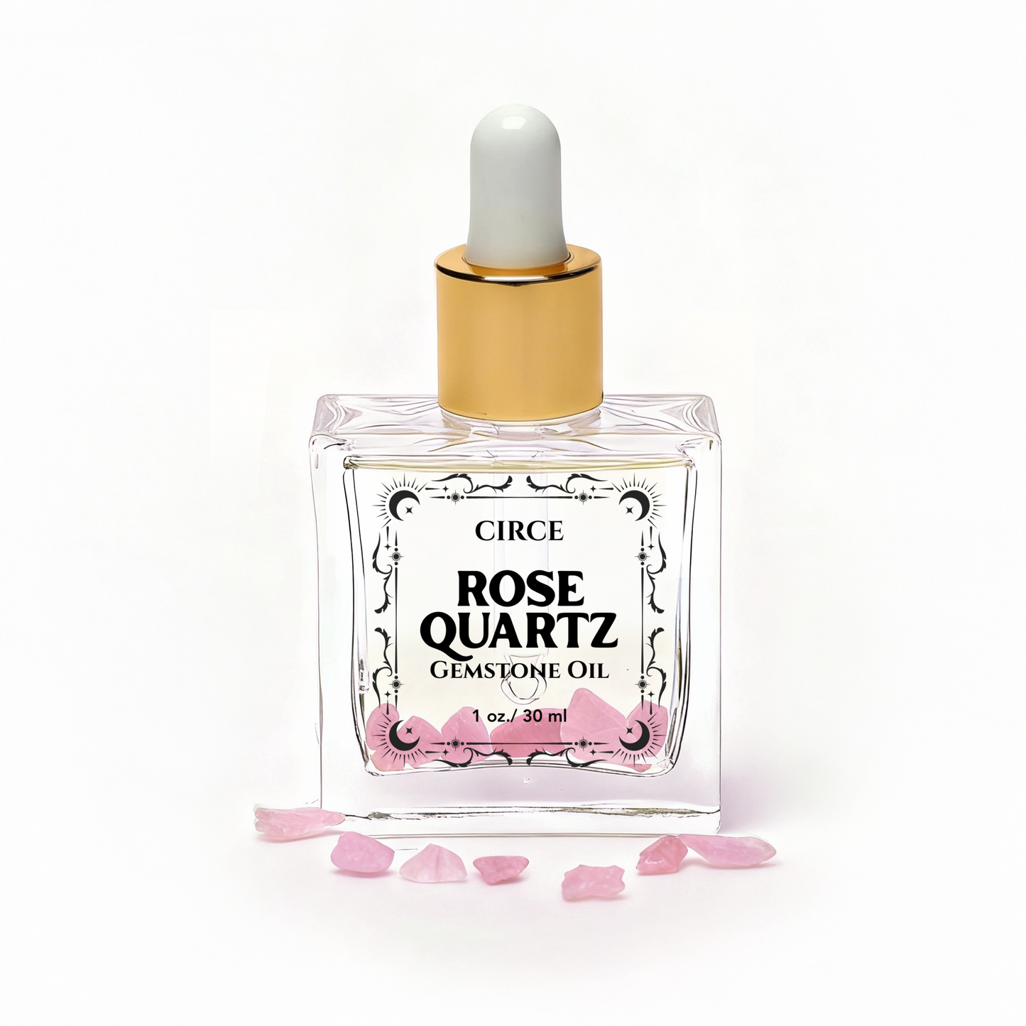 Crystal Body Oil Discovery Trio – Rose Quartz, Citrine & Obsidian