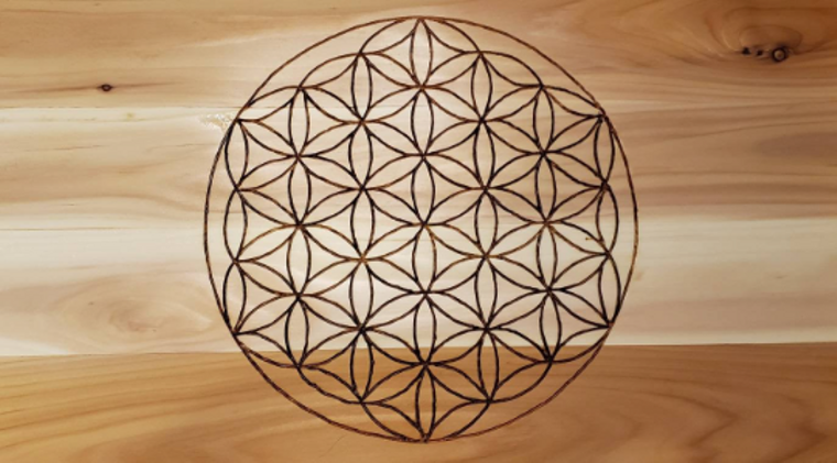 Flower of Life Altar Table