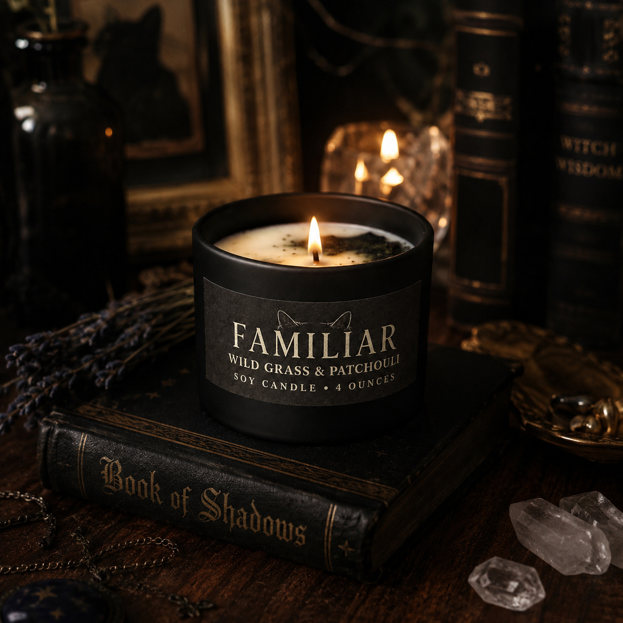 Familiar Soy Candle | Wild Grass & Patchouli