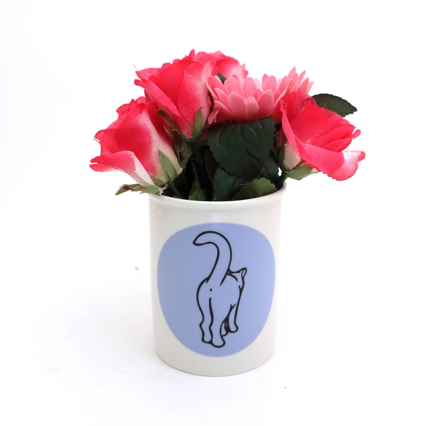 Pen and pencil holder, cat butt, brush cup or small vase