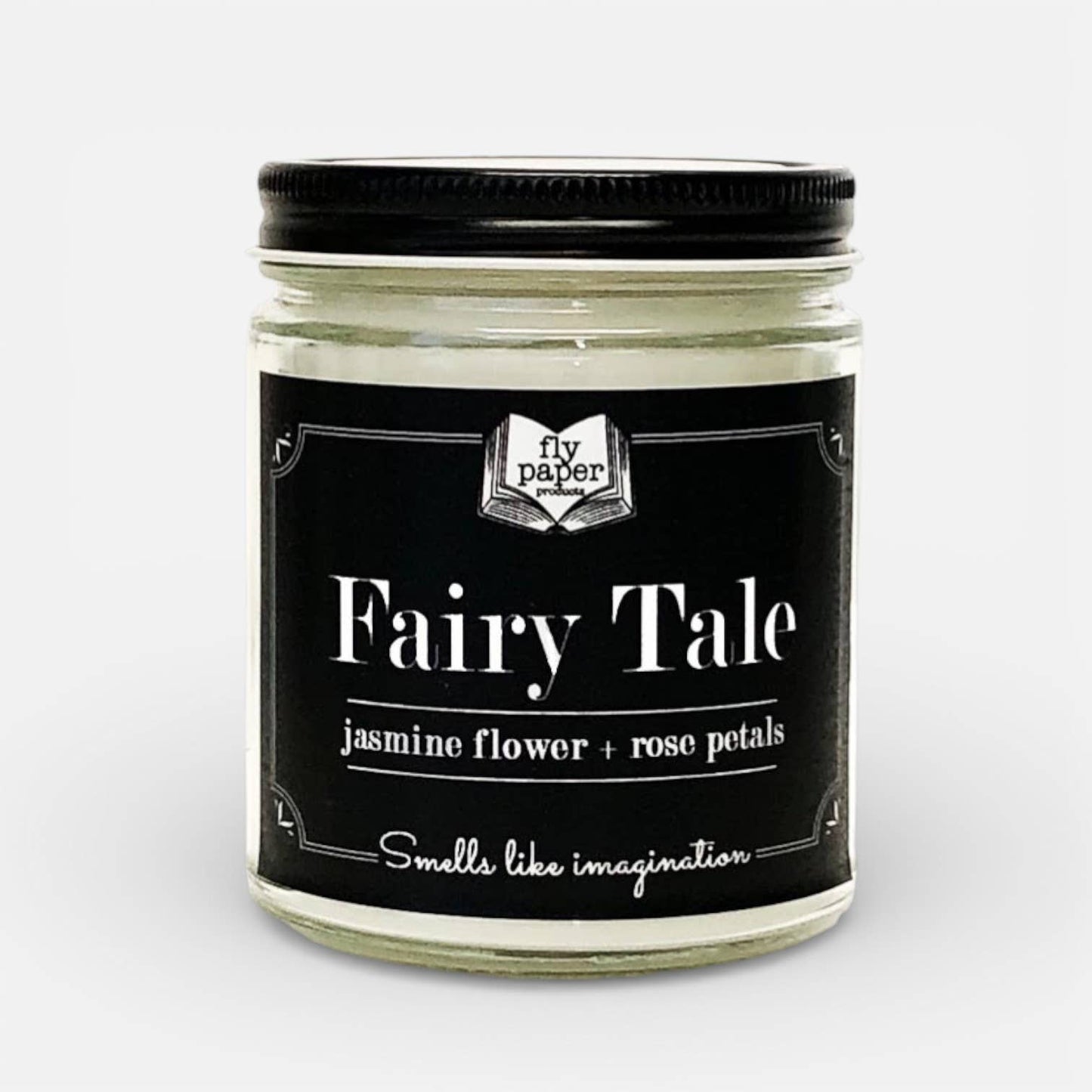 Fairy Tale 9oz Candle Jasmine Flower + Rose Petals