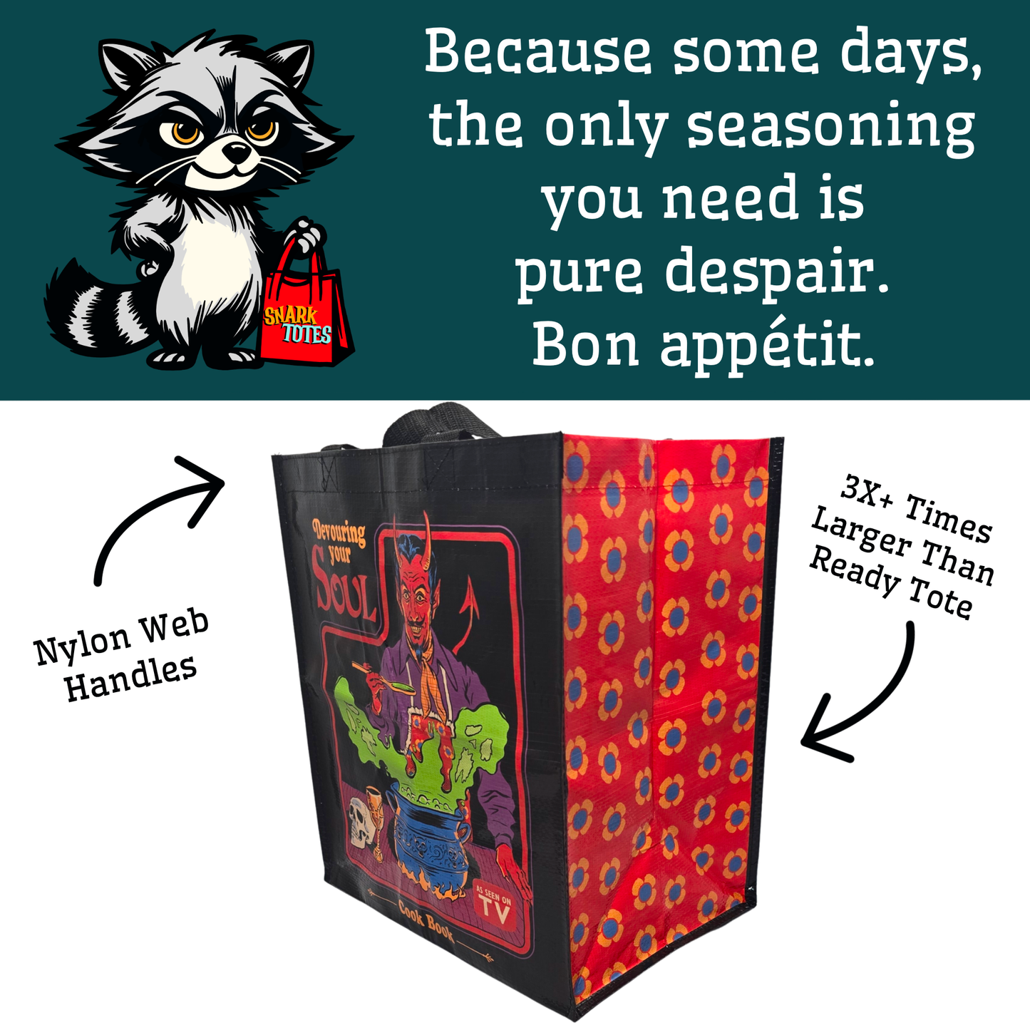 Devouring Your Soul Grocery Tote